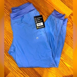 Cecil blue Large wonder wink scrub joggers